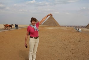 The Grand Egyptian Museum and Giza Pyramids with Transfer