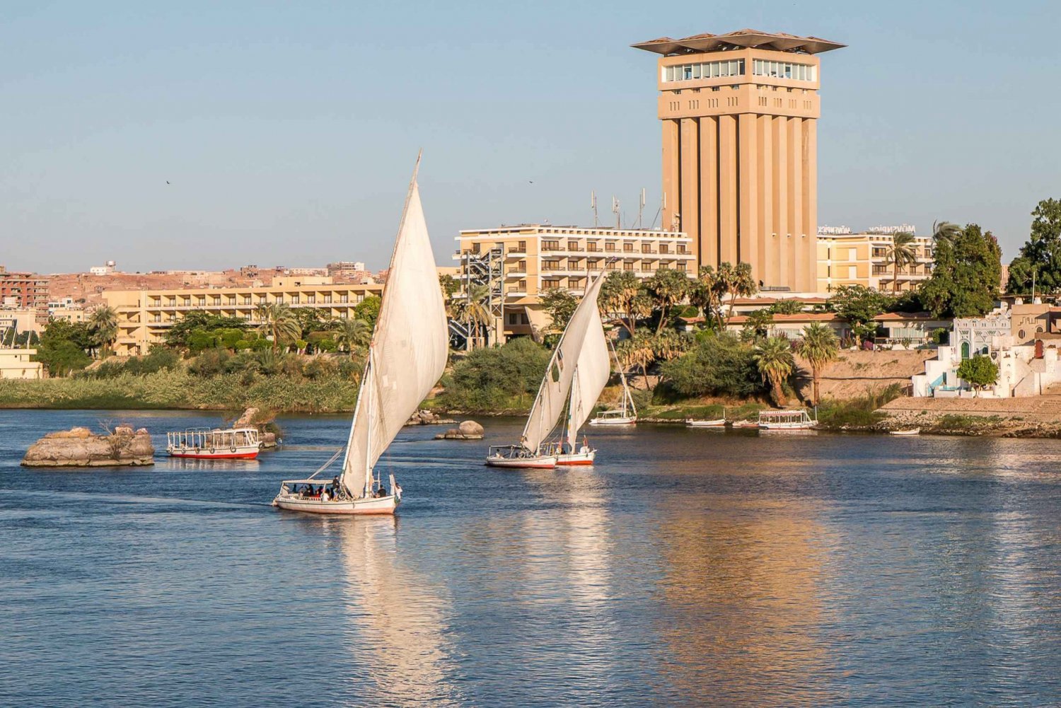 O Nilo: Passeio de Felucca com Refeição e Traslados