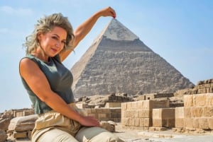 Den beste halvdagsturen til pyramidene og sfinksen i Giza