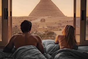 Utflykt till pyramiderna i Giza, trappstegspyramider och minnesmärken