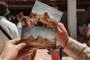 Upptäck hemligheterna i pyramiderna i Giza och den stora sfinxen