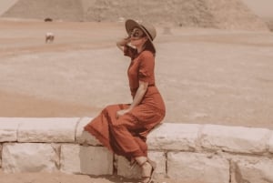 Upptäck hemligheterna i pyramiderna i Giza och den stora sfinxen