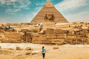 Upptäck hemligheterna i pyramiderna i Giza och den stora sfinxen