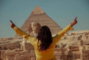 Upptäck hemligheterna i pyramiderna i Giza och den stora sfinxen
