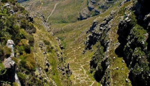 Platteklip Gorge to the top of Table Mountain