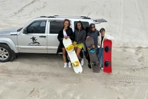 Sandboarding med jeep - kjør oppover