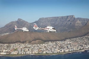 Cape Town: 2 Oceans Helicopter Flight with Boat Tour Ticket