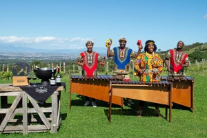 Città del Capo: spettacolo di tamburi africani e degustazione di vini al Silvermist