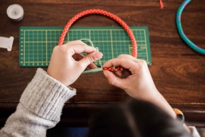 ケープタウン：アフリカンファブリックジュエリーワークショップ（ドリンク付き）