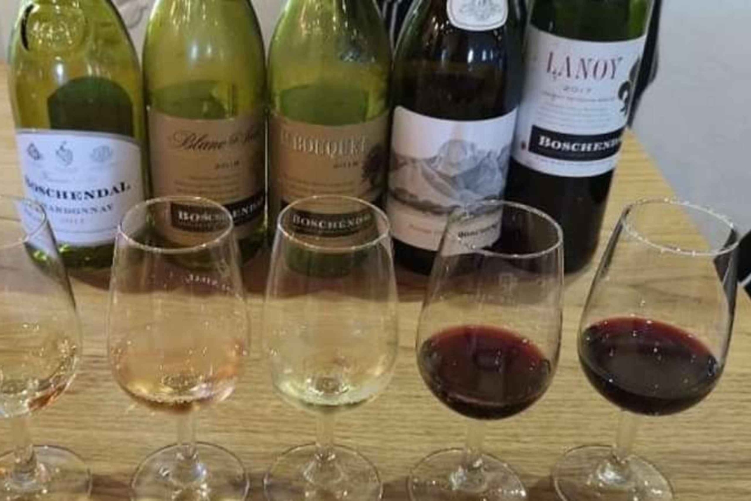 Le Cap : TRAMWAY DES VINS DE FRANSCHHOEK, DÉJEUNER AVEC TRANSFERT PRIVÉ
