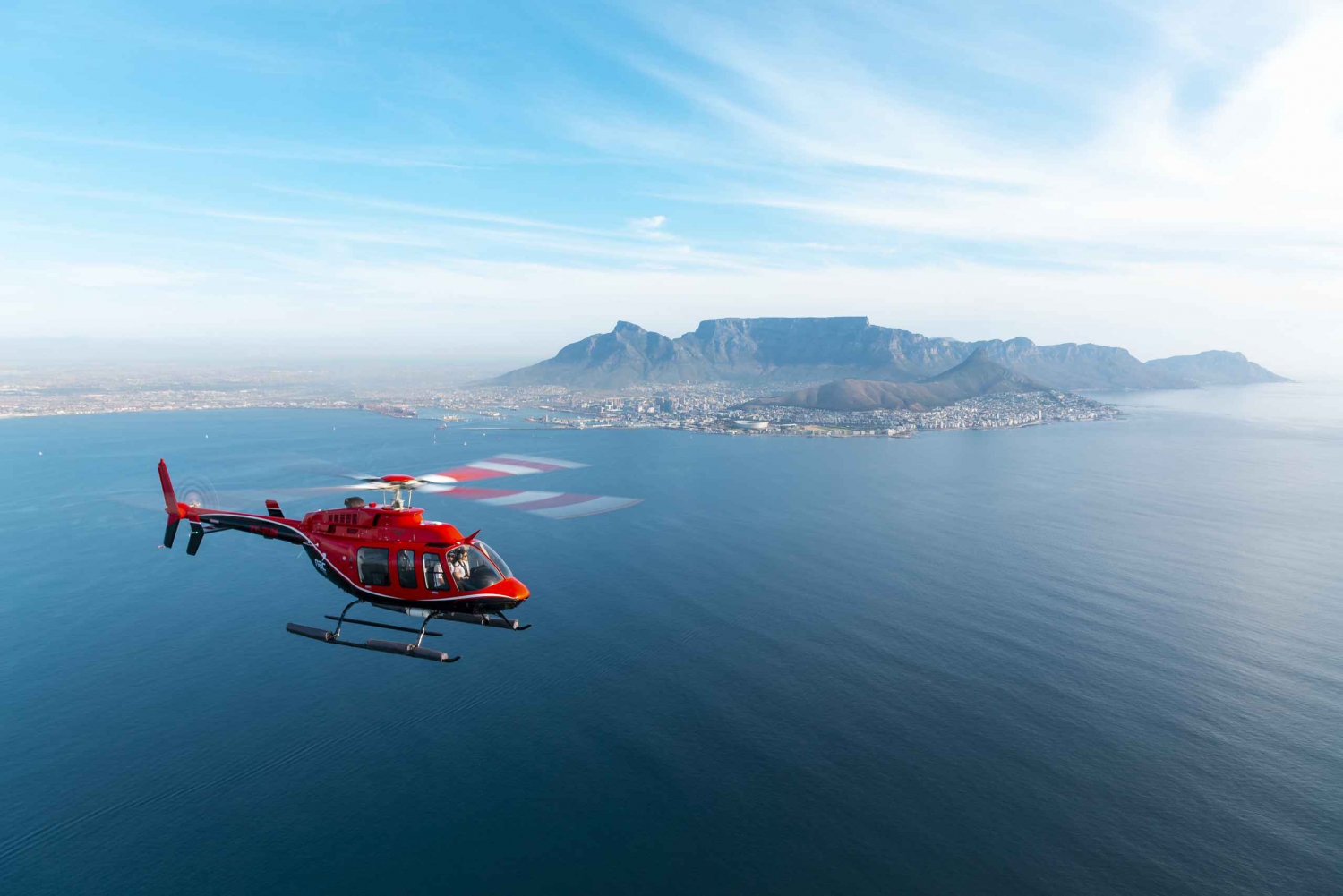 Le Cap : Vol en hélicoptère à bord d'un hélicoptère de type Hopper