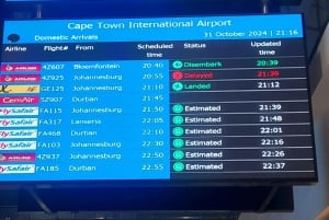 Cape Town lufthavn: (« Privat transport »)