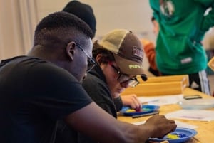 ケープタウン：ランガ・タウンシップのビーズワークショップへようこそ