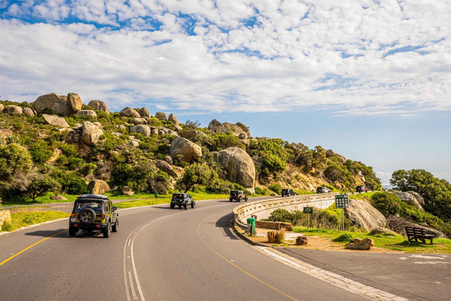 Kapstaden: Halvdagstur på halvön i jeep med guide