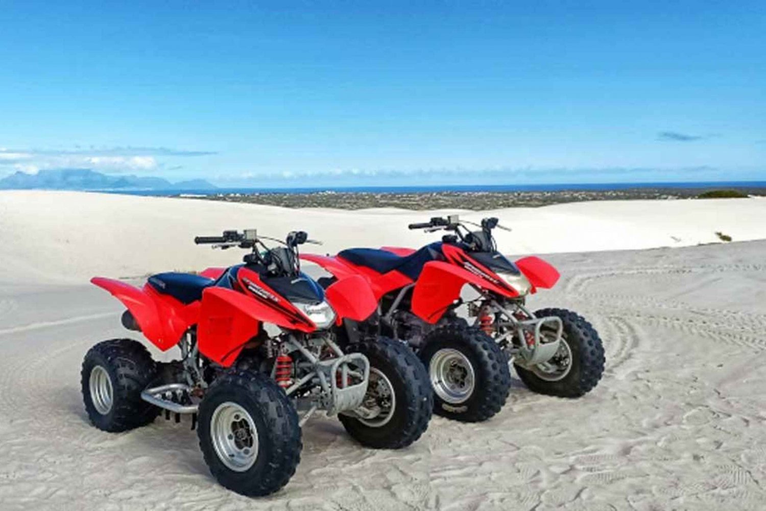 Città del Capo: Tour di un giorno in quad e alla fattoria degli struzzi