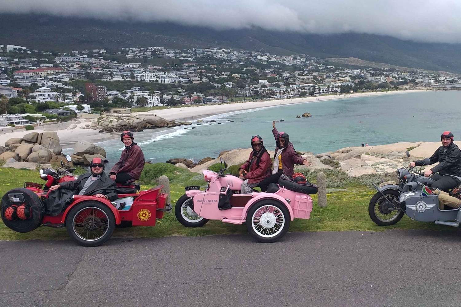 Cape Town: Sidecar Coastline Ride to Lion’s Head Sunset Hike