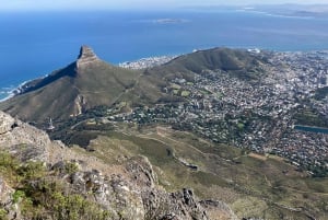 Kapstaden: Guidad vandring uppför Taffelberget/linbana ner