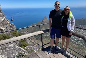 Kapstaden: Guidad vandring uppför Taffelberget/linbana ner