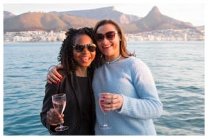Kapstaden: Champagnekryssning vid vattnet och solnedgången
