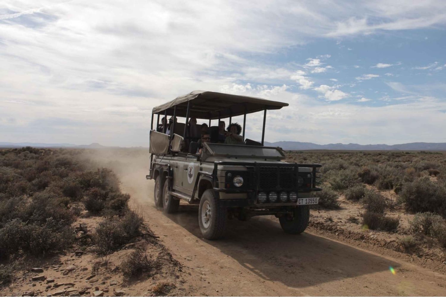 ケープタウン発：アクイラ保護区終日往復送迎