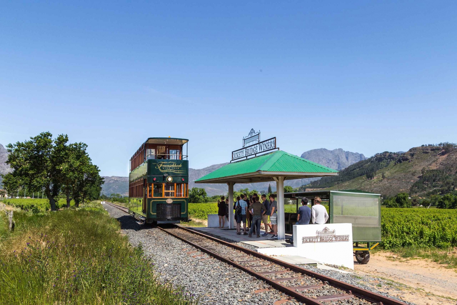 From Cape Town: Franschhoek Wine Tram Hop-on Hop-off