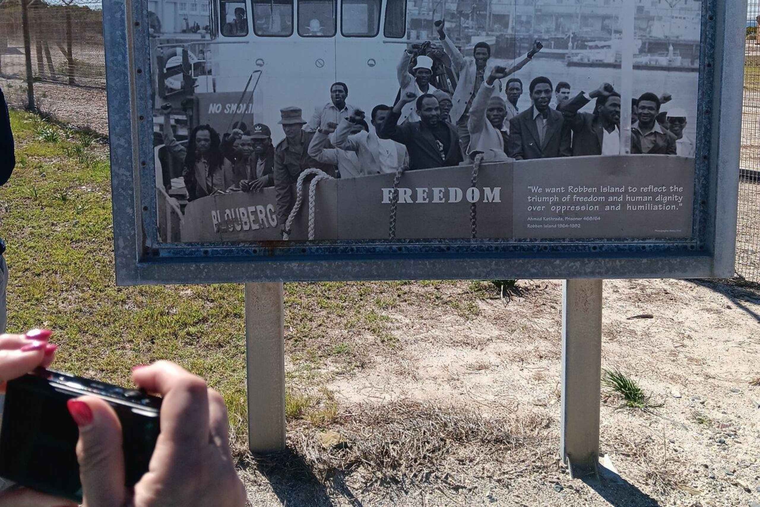 Fra Cape Town: Heldagstur til Robben Island og Table Mountain