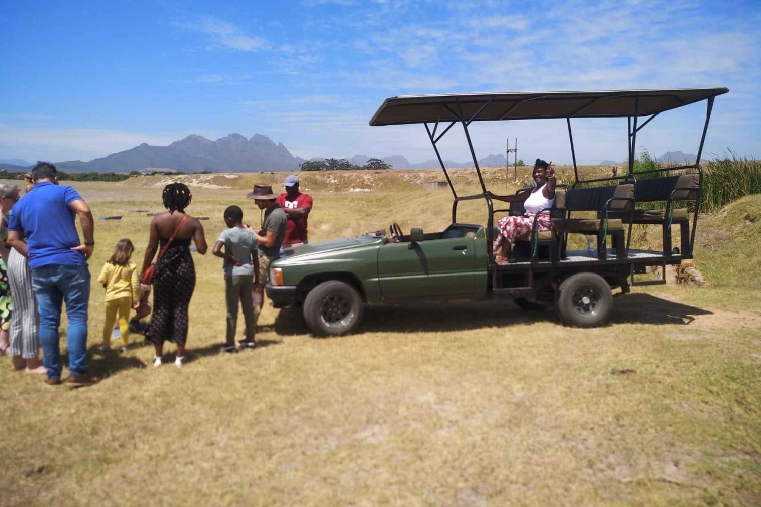 Fra Cape Town: Vintog og safari i Stellenbosch