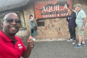 SAFARI – Kapkaupunki Aquila Big 5 & lounas (sisältää hotellinoudon)