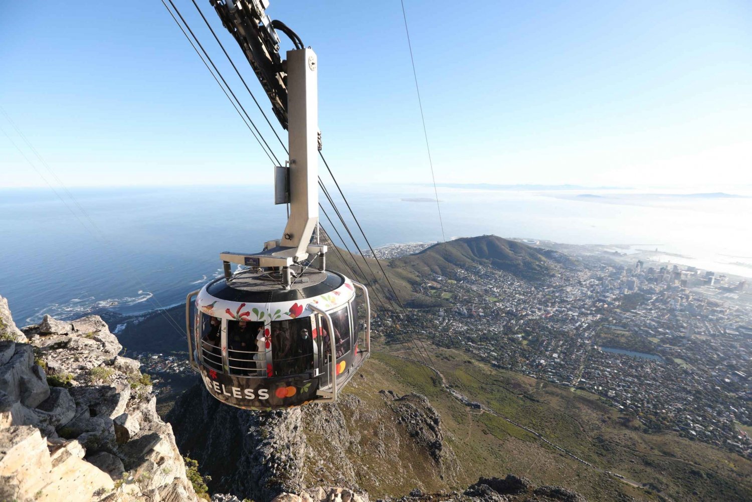 Biljett med Skip The Line Table Mountain linbana från Kapstaden