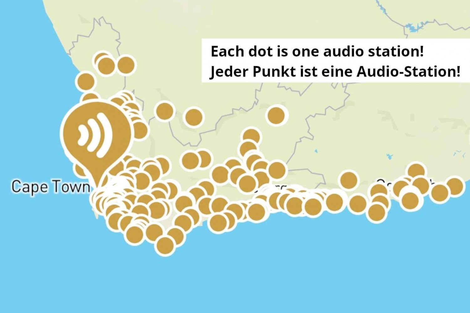 South Africa: Audioguide App for Garden Route & Western Cape