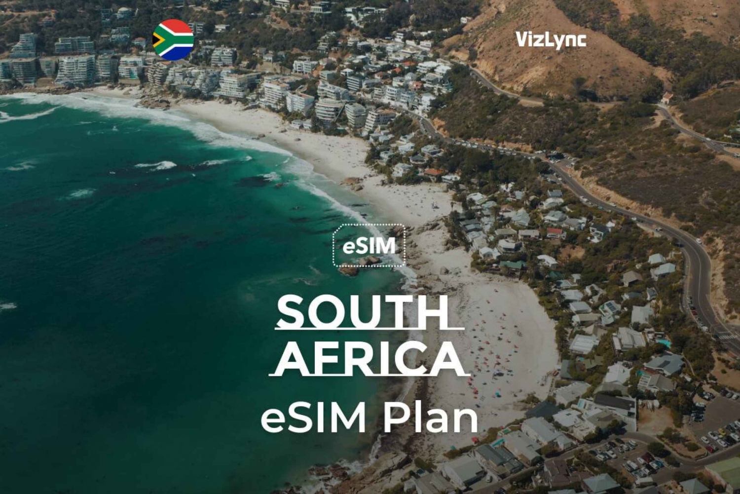データ専用の eSIM を使用して、南アフリカでの接続を維持します。