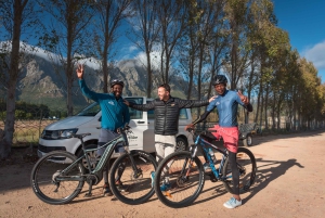 Stellenbosch: Devon Valley Vineyards Fahrradtour mit Mittagessen