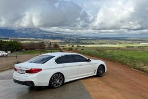 Stellenbosch Giraffe House og Cheetah Outreach med vin