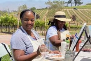 Stellenbosch: Maling med vinopplevelse.