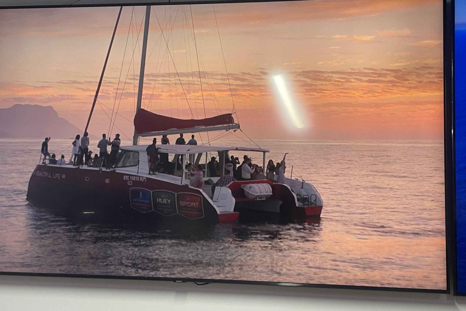 رحلة غروب الشمس - ووتر فرنت كيب تاون (بما في ذلك التوصيل من الفندق)