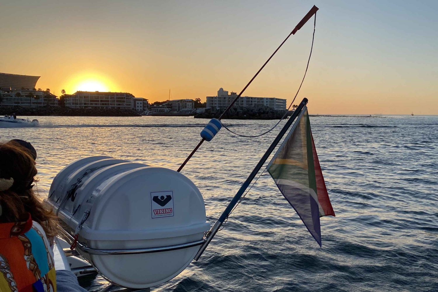 ケープタウン・クルーズのサンセットクルーズ