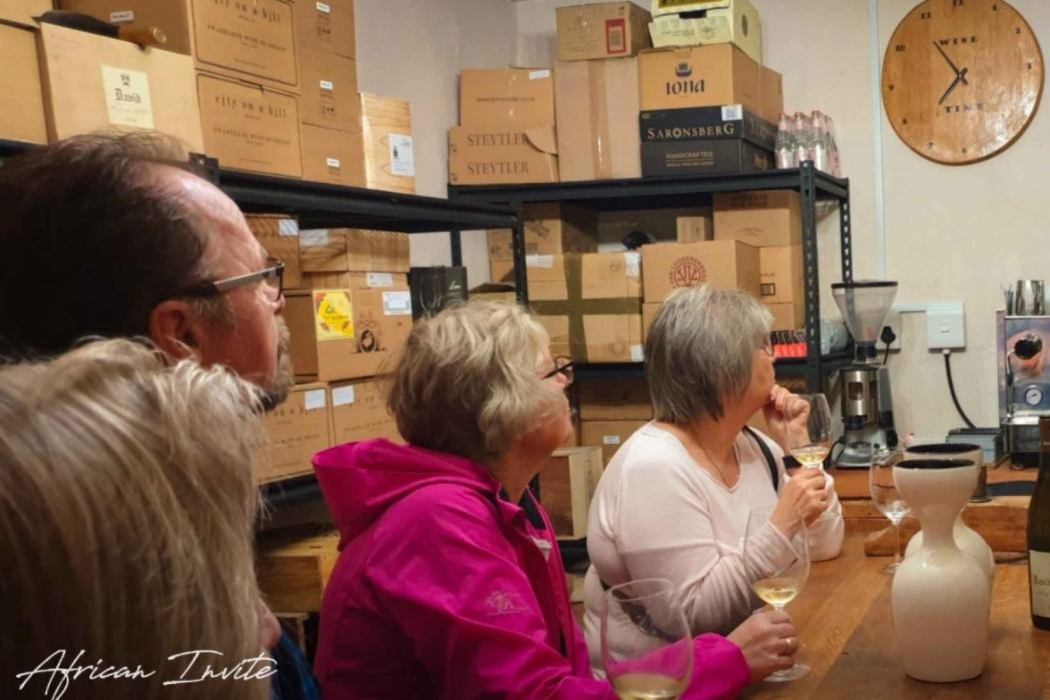 Three Cape Wine Districts: Private tour with winemaker.