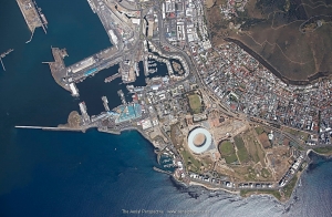 Cape Town from 10000 feet