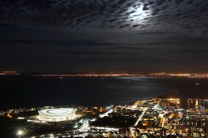 Moonlight over Cape Town Stadium 