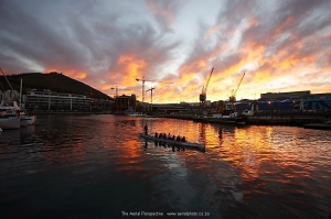 Sunset in the Waterfront