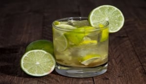 Grogue in a Caipirinha