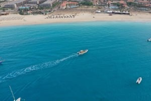 2 hr. excursion in a comfortable boat through the paradisiacal island of Sal.