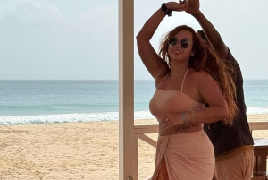 بوا فيستا: Origens Santa Mónica، تجربة الغداء والشاطئ