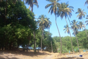 Upptäck den svarta sandstranden + den naturliga poolen
