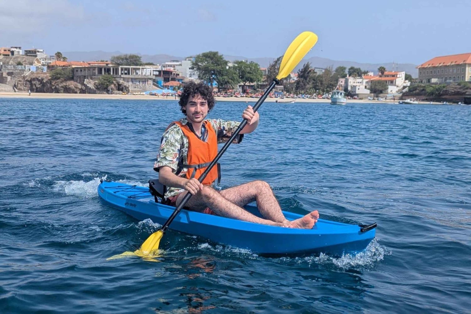 Guided Kayaking Tour in Tarrafal Bay