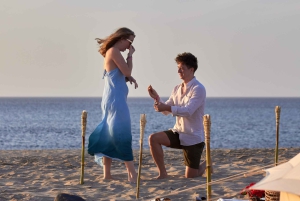 Romantische zonsondergang met Glamping Goudpakket