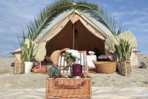 Romantisches Sonnenuntergangserlebnis mit Glamping Silver Pack