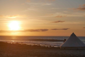 Romantisches Sonnenuntergangserlebnis mit Glamping Silver Pack