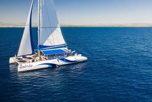 Croisière en catamaran sur l'île de Sal avec boissons et snacks à volonté