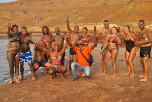 جولة في جزيرة سال: العين الزرقاء، البحيرة المالحة، وأسماك القرش مع مرشد محلي